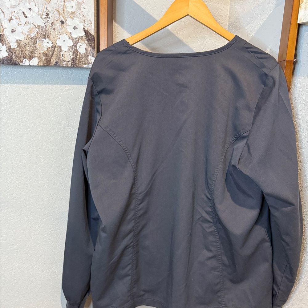 Gray Scrub/Lab Jacket - Picture 4 of 4